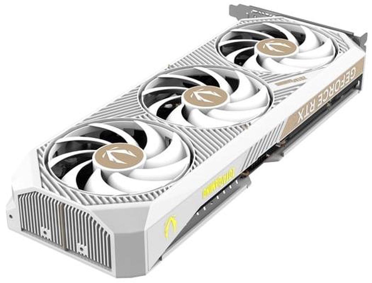 Alt view image 2 of 8 - ZOTAC AMP GeForce RTX 5070 12GB 192-Bit GDDR7 PCI Express 5.0 x16 Graphics Card RTX 5070 AMP White Edition ZT-B50700FQ-10P