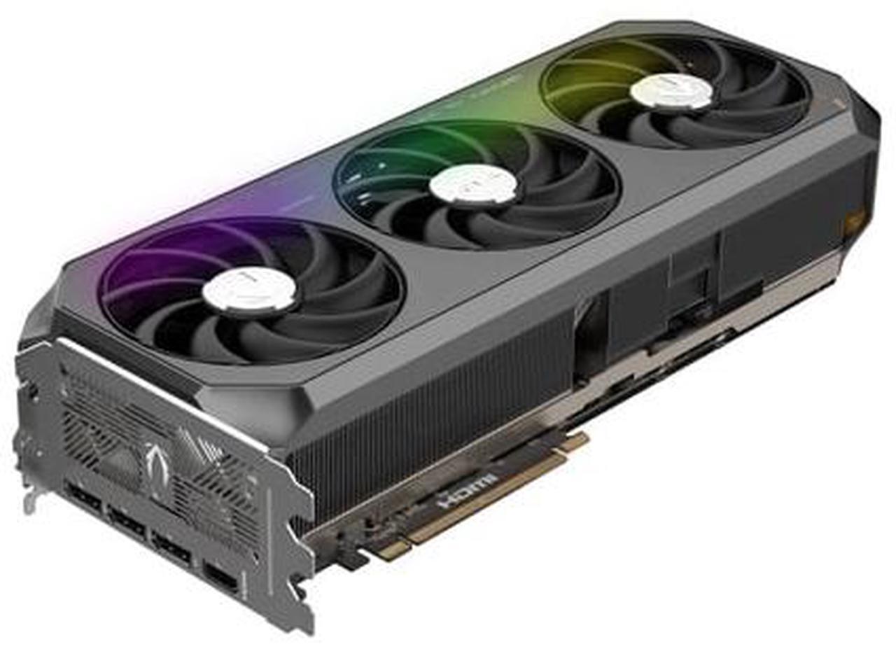 Alt view image 2 of 8 - ZOTAC AMP Extreme GeForce RTX 5070 Ti 16GB 256-Bit GDDR7 PCI Express 5.0 x16 DLSS 4.0 Graphics Card RTX 5070 Ti AMP Extreme INFINITY ULTRA ZT-B50710BU-10P