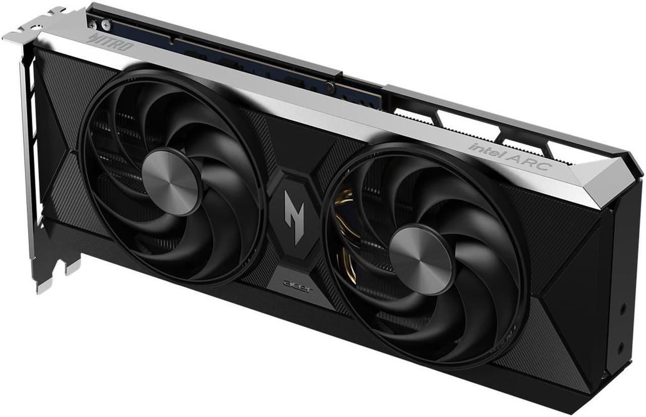 Alt view image 4 of 6 - Acer NITRO Intel Arc B570, 10GB 160-bit GDDR6, Ray Tracing, PCI Express 4.0 x8 Graphics Card AN-B570-OCD