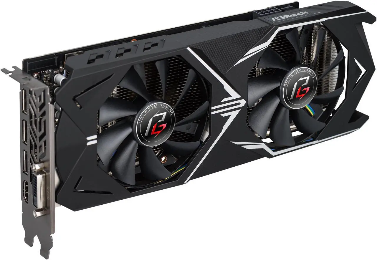 Alt view image 3 of 8 - ASRock Phantom Gaming X Radeon RX 580 8GB GDDR5 PCI Express 3.0 x16 Graphics Card RX580 8G OC