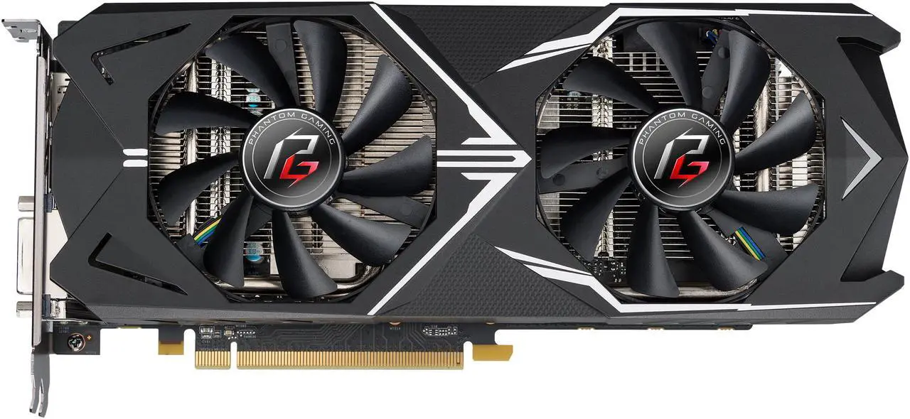 Alt view image 2 of 8 - ASRock Phantom Gaming X Radeon RX 580 8GB GDDR5 PCI Express 3.0 x16 Graphics Card RX580 8G OC