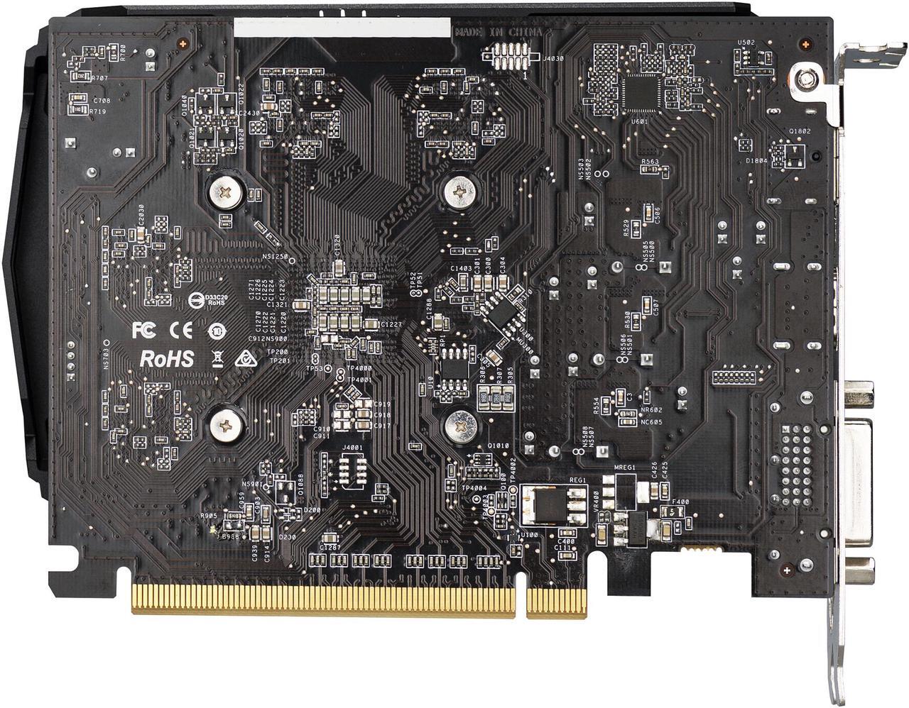 Alt view image 4 of 8 - ASRock Phantom Gaming Radeon RX 560 4GB GDDR5 PCI Express 3.0 x16 (Uses x8) Graphics Card RX560 4G