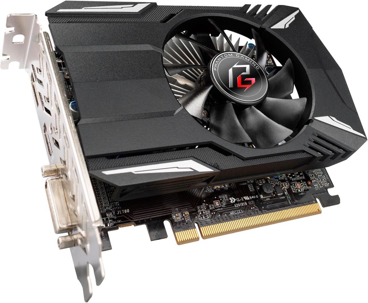 Main image of ASRock Phantom Gaming Radeon RX 560 4GB GDDR5 PCI Express 3.0 x16 (Uses x8) Graphics Card RX560 4G