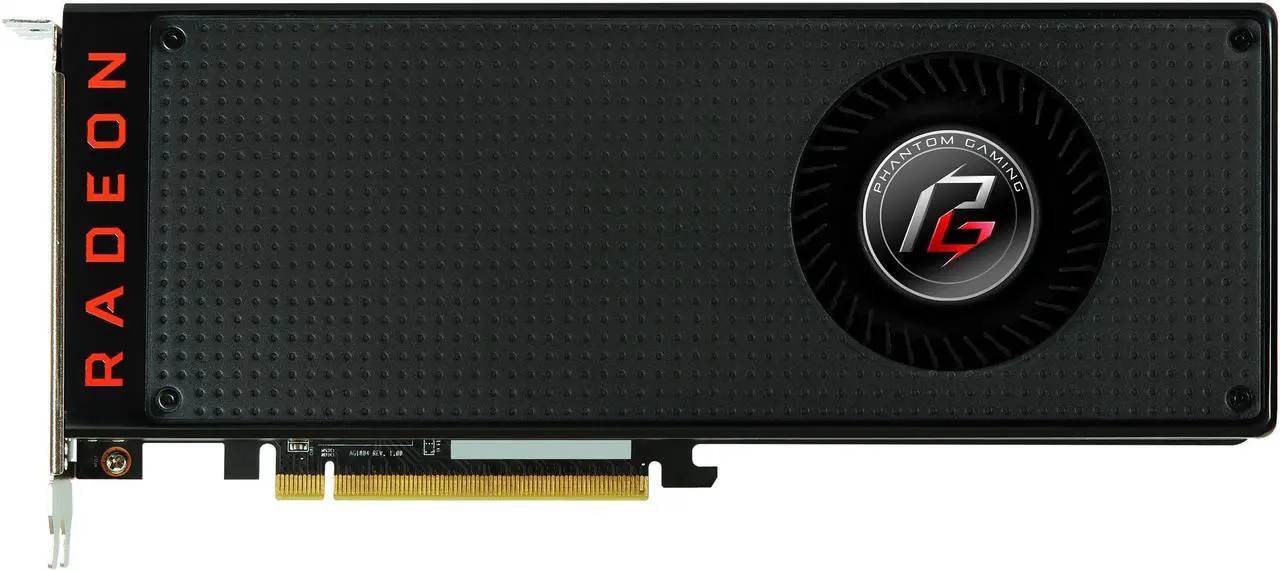 Alt view image 3 of 8 - ASRock Phantom Gaming X Radeon RX Vega 56 8GB HBM2 PCI Express 3.0 x16 Graphics Card RX VEGA 56 8G