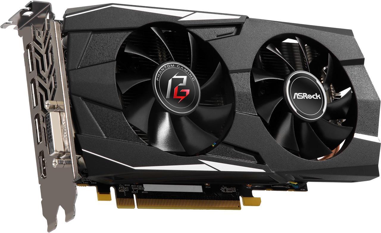 ASRock Phantom Gaming D Radeon RX 580 8GB GDDR5 PCI Express 3.0 x16 Video Card RX580 8G OC