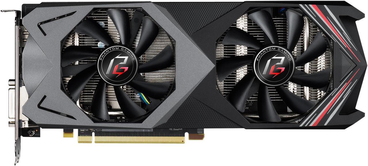 Alt view image 2 of 5 - ASRock Phantom Gaming X Radeon RX 590 8GB GDDR5 PCI Express 3.0 x16 Graphics Card RX590 8G OC