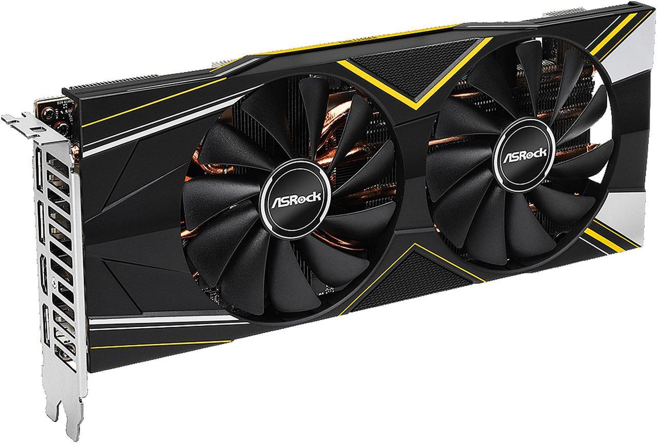 Alt view image 4 of 7 - ASRock Radeon RX 5700 8GB GDDR6 PCI Express 4.0 Graphics Card RX 5700 CHALLENGER D 8G OC