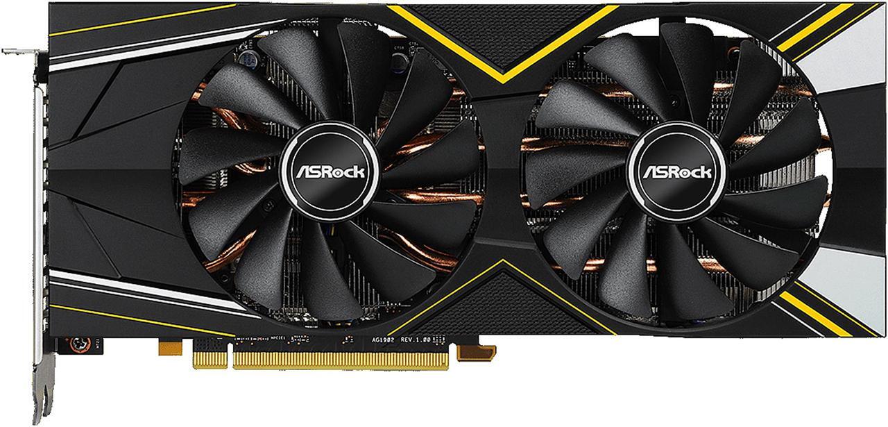 Alt view image 2 of 7 - ASRock Radeon RX 5700 8GB GDDR6 PCI Express 4.0 Graphics Card RX 5700 CHALLENGER D 8G OC