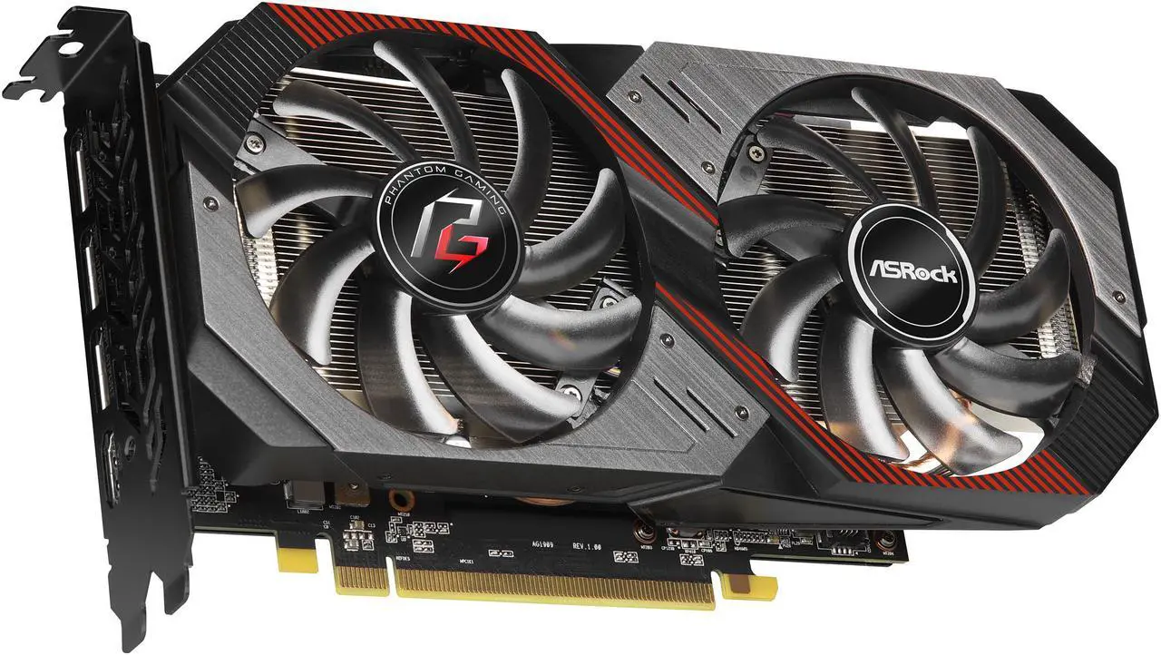 Alt view image 4 of 8 - ASRock Phantom Gaming D Radeon RX 5500 XT 8G OC Video Card, RX5500XT PGD 8GO