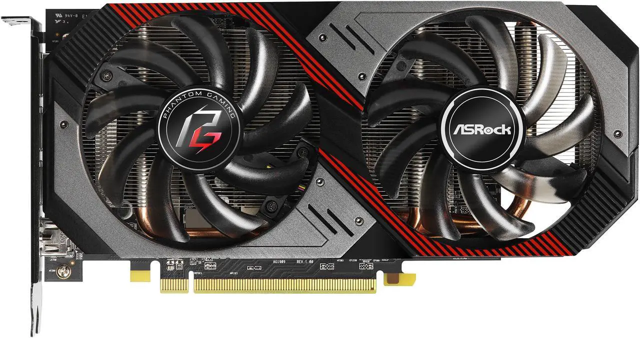Alt view image 2 of 8 - ASRock Phantom Gaming D Radeon RX 5500 XT 8G OC Video Card, RX5500XT PGD 8GO