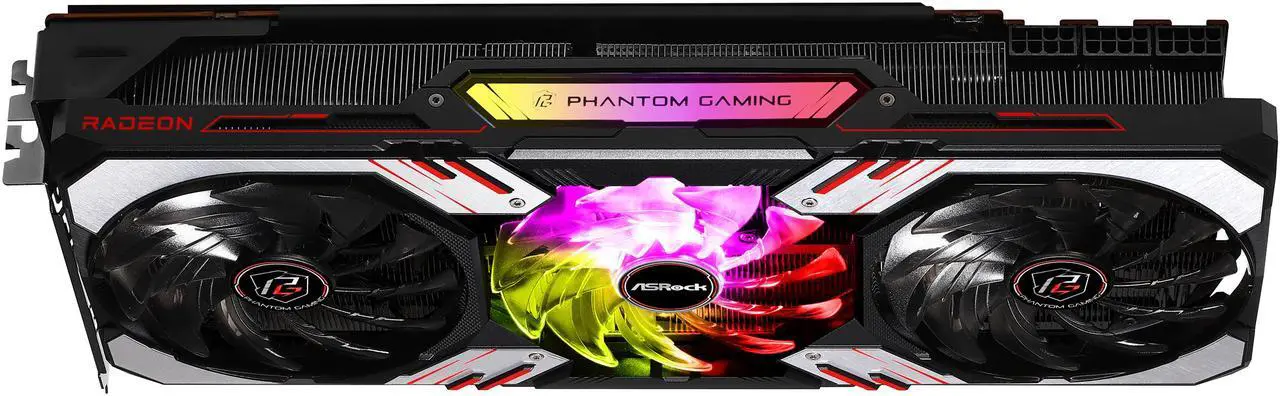 Alt view image 9 of 12 - ASRock Radeon RX 6800 XT Phantom Gaming Graphics Card with 16GB GDDR6, AMD RDNA 2 (RX6800XT PGD 16GO)