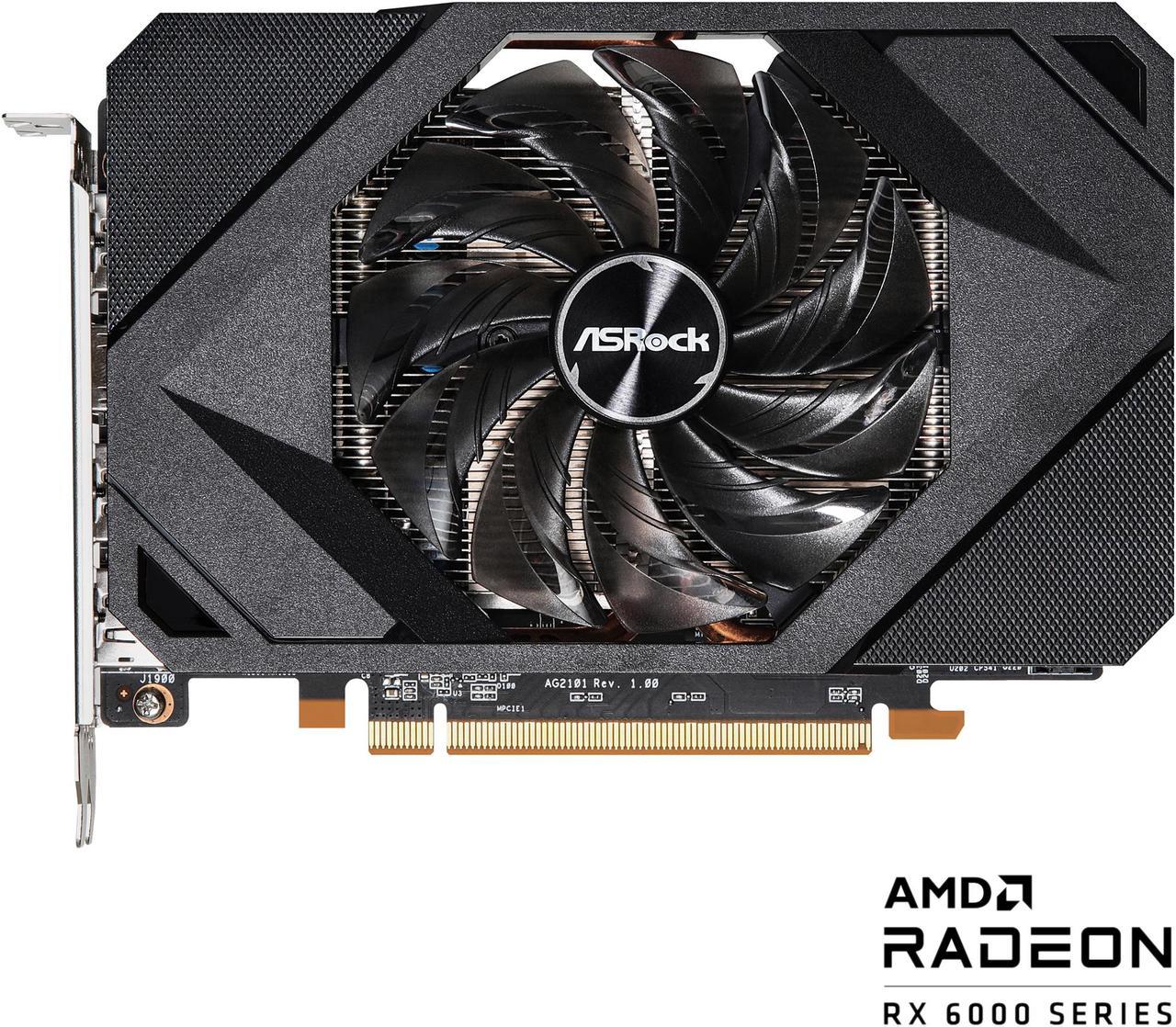 Alt view image 2 of 11 - ASRock Challenger ITX Radeon RX 6600 XT 8GB GDDR6 PCI Express 4.0 Video Card RX6600XT CLI 8G