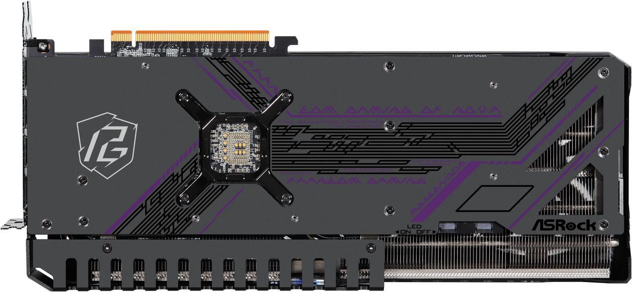 Alt view image 5 of 10 - ASRock Phantom Gaming Radeon RX 7800 XT 16GB GDDR6 PCI Express 4.0 x16 ATX Graphics Card RX7800XT PG 16GO
