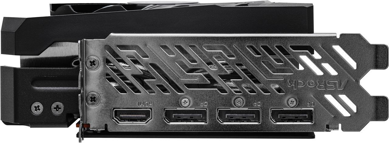 Alt view image 7 of 10 - ASRock Phantom Gaming Radeon RX 7800 XT 16GB GDDR6 PCI Express 4.0 x16 ATX Graphics Card RX7800XT PG 16GO