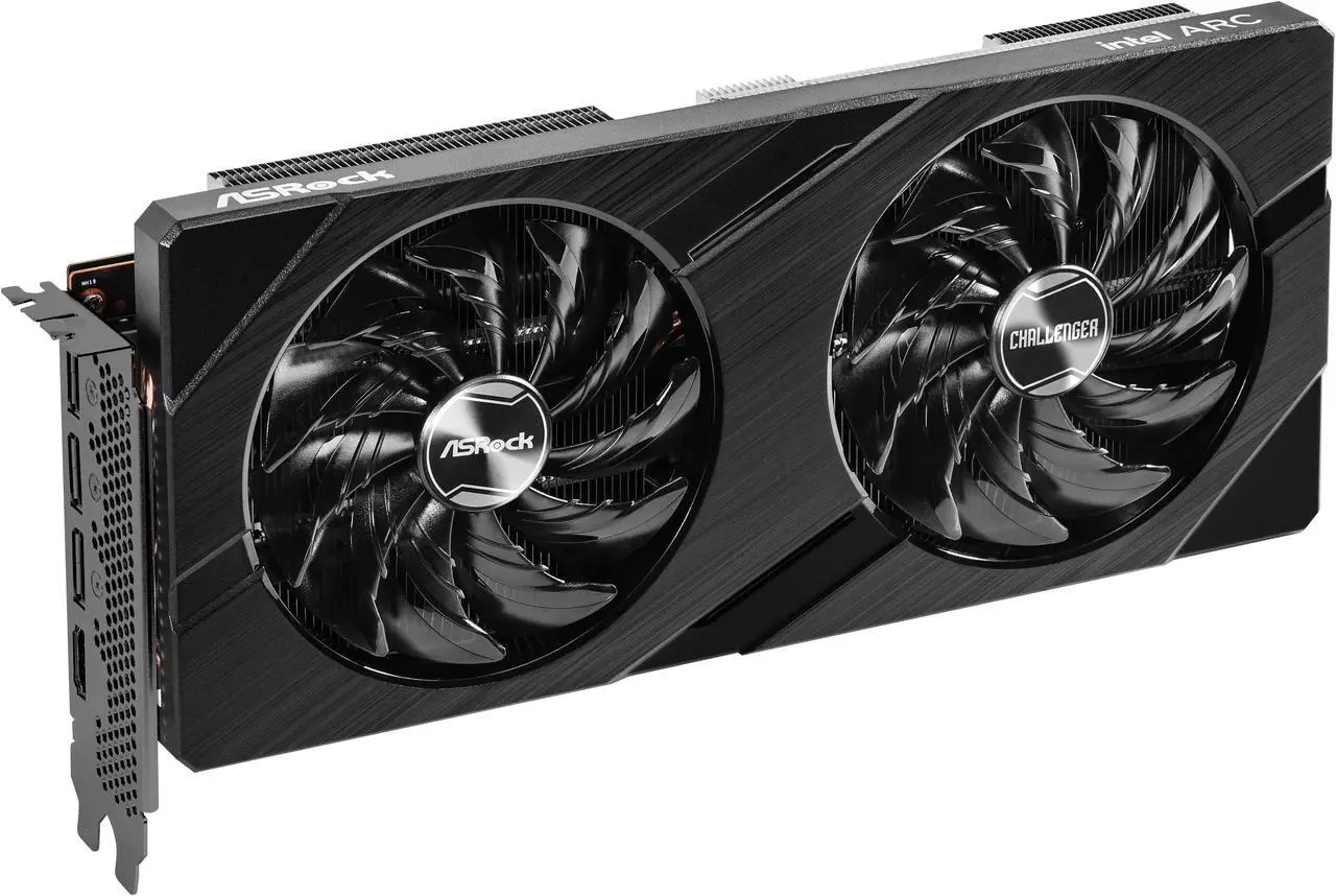 Alt view image 2 of 7 - ASRock Challenger Arc A770 16GB GDDR6 PCI Express 4.0 x16 ATX Graphics Card A770 CL 16GO