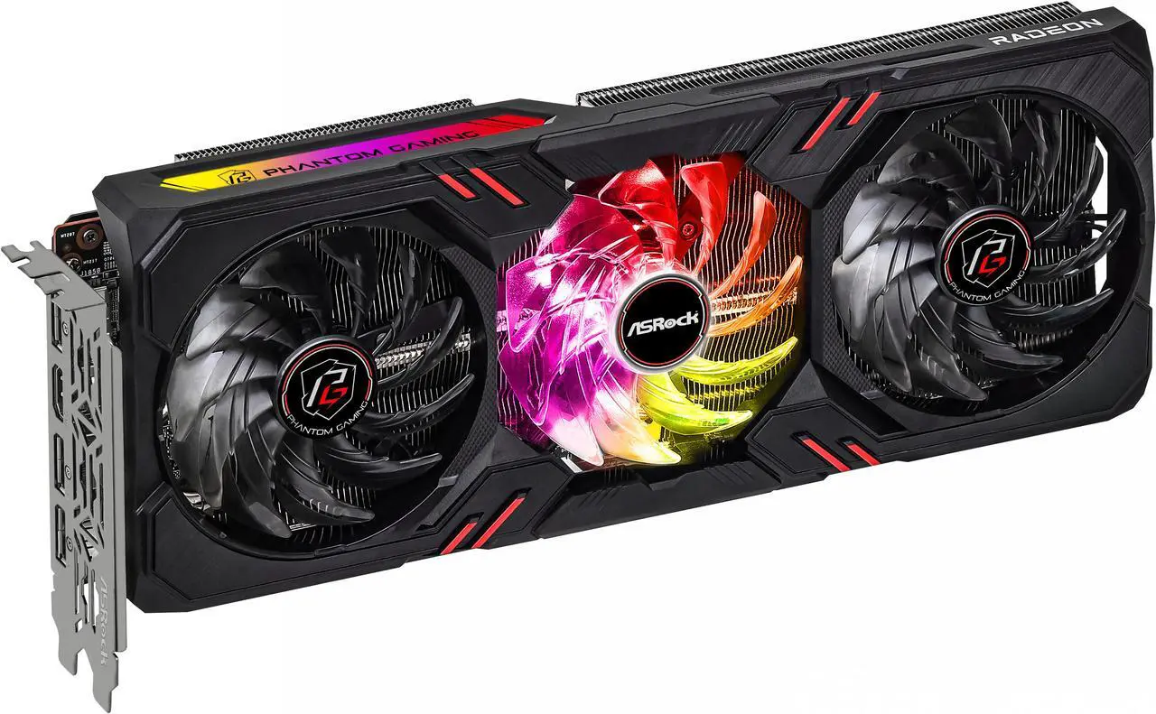 Alt view image 3 of 6 - ASRock Phantom Gaming Radeon RX 6650 XT 8GB GDDR6 PCI Express 4.0 Graphics Card RX6650XT PGD 8GO