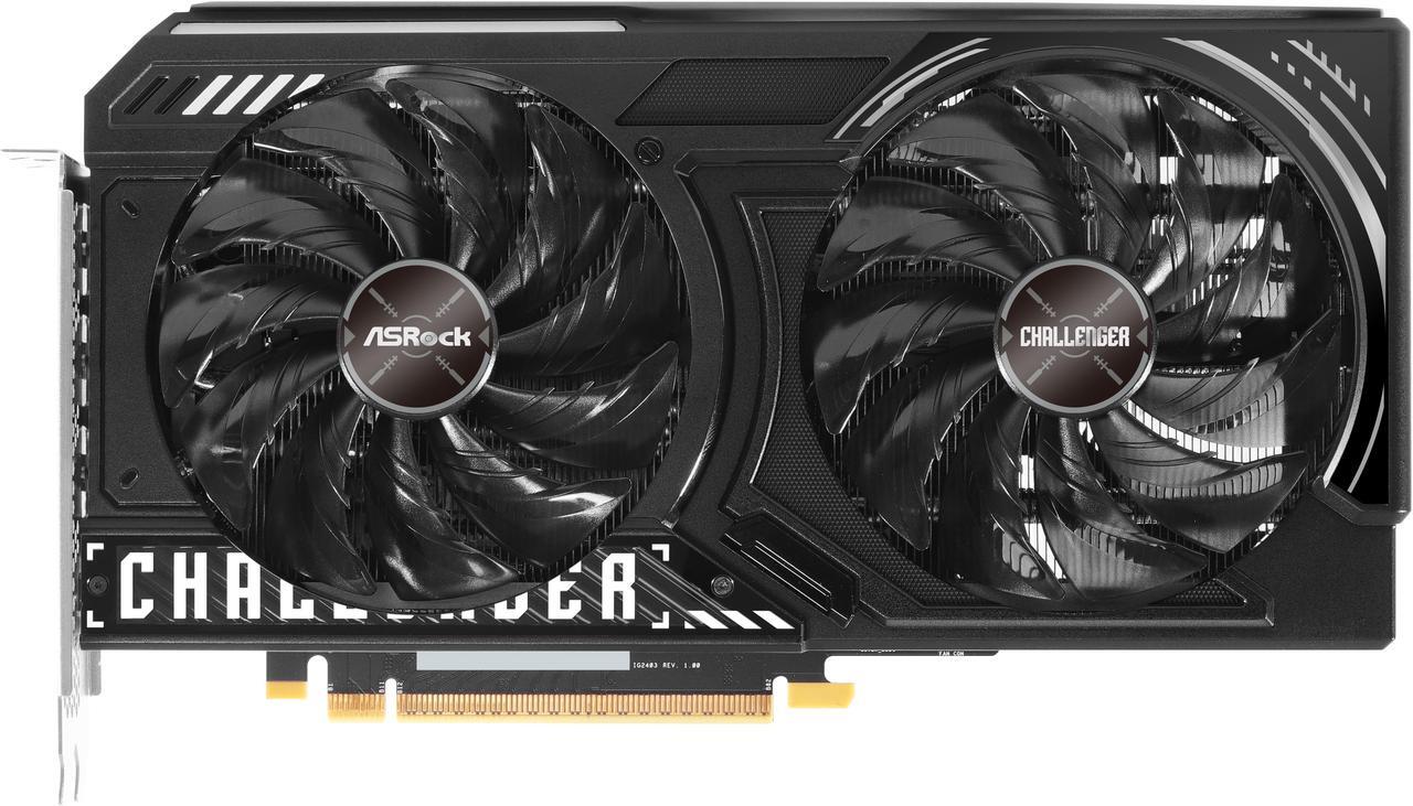 Alt view image 2 of 13 - ASRock Challenger Arc B580 12GB GDDR6 PCI Express 4.0 x8 ATX Graphics Card B580 CL 12GO