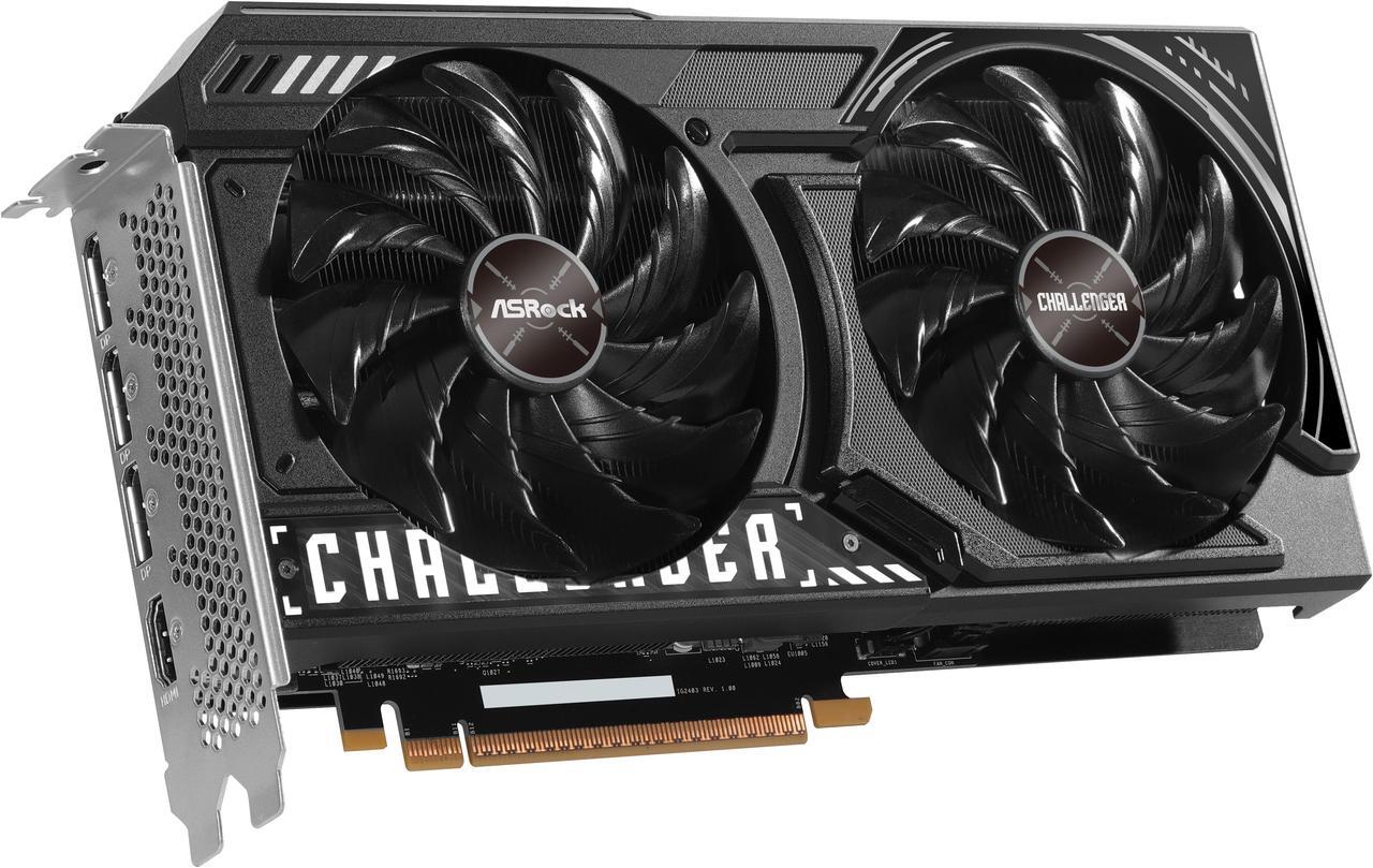Alt view image 10 of 13 - ASRock Challenger Arc B580 12GB GDDR6 PCI Express 4.0 x8 ATX Graphics Card B580 CL 12GO