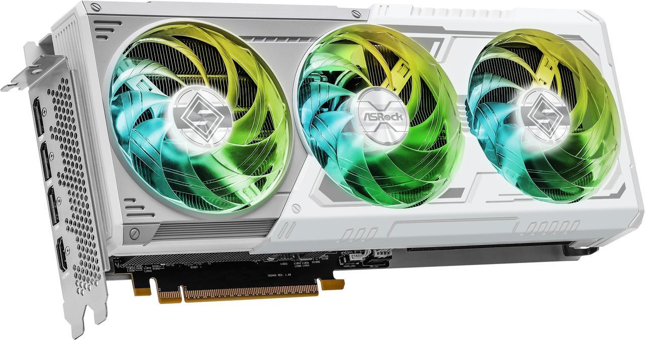 Alt view image 6 of 9 - ASRock STEEL LEGEND Arc B580 12GB GDDR6 PCI Express 4.0 x8 ATX Graphics Card B580 SL 12GO