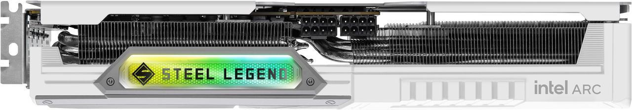 Alt view image 7 of 9 - ASRock STEEL LEGEND Arc B580 12GB GDDR6 PCI Express 4.0 x8 ATX Graphics Card B580 SL 12GO