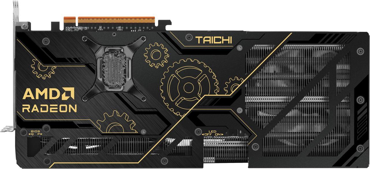 Alt view image 2 of 4 - ASRock Taichi Radeon RX 9070 XT 16GB GDDR6 PCI Express 5.0 x16 Graphics Card RX9070XT TC 16GO