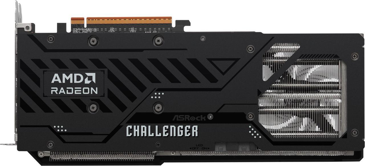 Alt view image 3 of 5 - ASRock Challenger Radeon RX 9070 16GB GDDR6 PCI Express 5.0 x16 Graphics Card RX9070 CL 16G