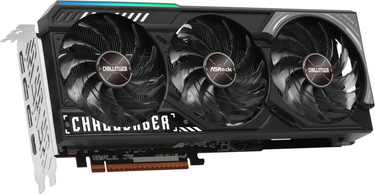 Alt view image 5 of 5 - ASRock Challenger Radeon RX 9070 16GB GDDR6 PCI Express 5.0 x16 Graphics Card RX9070 CL 16G