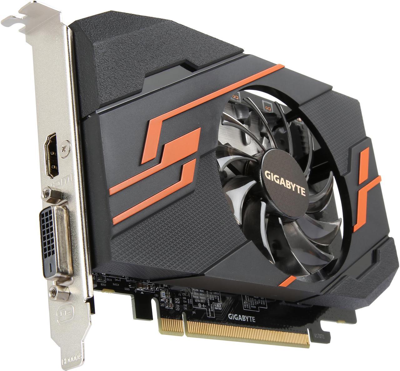 GIGABYTE GeForce GT 1030 2GB GDDR5 PCI Express 3.0 x16 Video Card GV-N1030OC-2GI