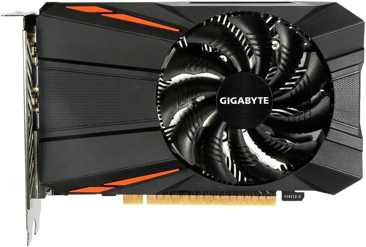 GIGABYTE GeForce GTX 1050 Ti 4GB GDDR5 PCI Express 3.0 x16 ATX Video Cards GV-N105TD5-4GD