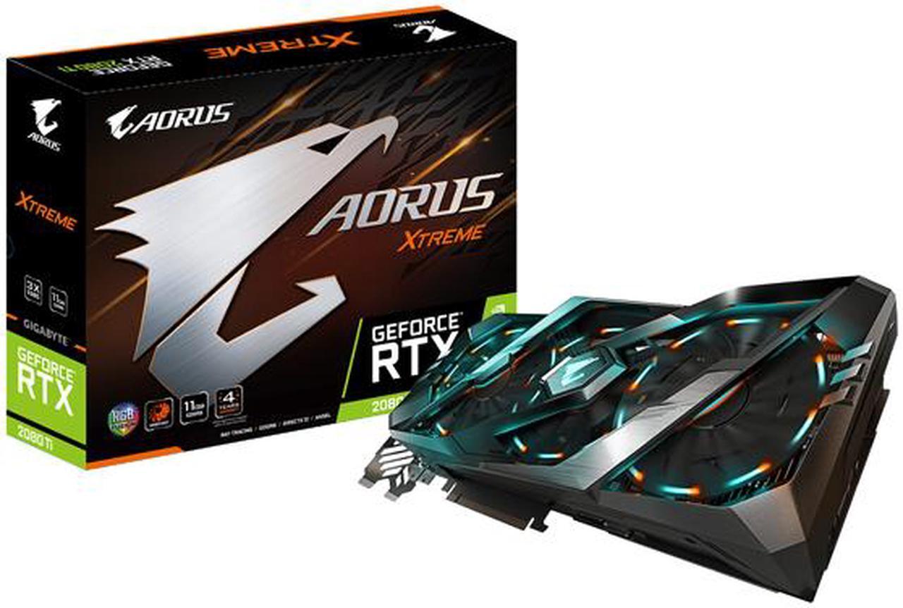 Alt view image 10 of 11 - GIGABYTE AORUS GeForce RTX 2080 TI DirectX 12 GV-N208TAORUS X-11GC Video Card