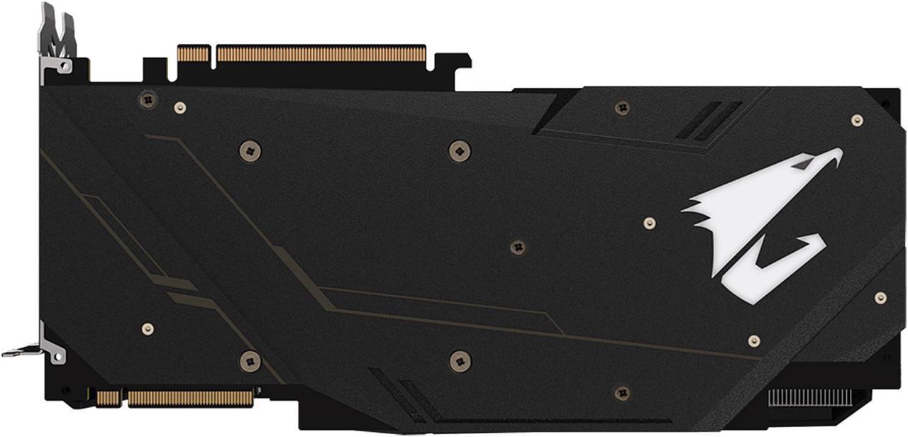 Alt view image 5 of 8 - GIGABYTE AORUS GeForce RTX 2080 XTREME 8G Graphics Card, 3 x Stacked WINDFORCE Fans, 8GB 256-Bit GDDR6, GV-N2080AORUS X-8GC Video Card