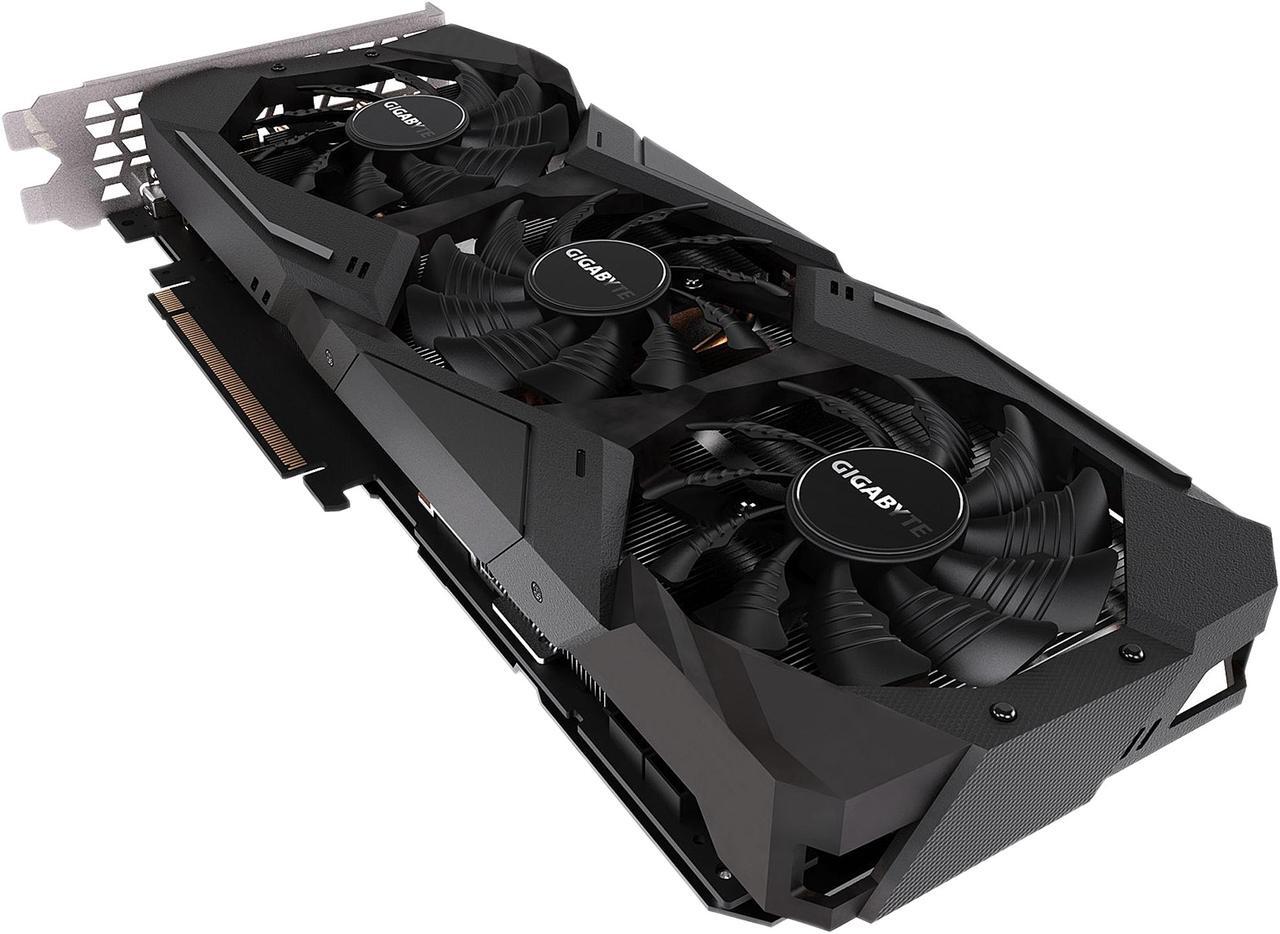 Alt view image 3 of 10 - GIGABYTE GeForce RTX 2070 WINDFORCE 8G Graphics Card, 3 x WINDFORCE Fans, 8GB 256-Bit GDDR6, GV-N2070WF3-8GC Video Card