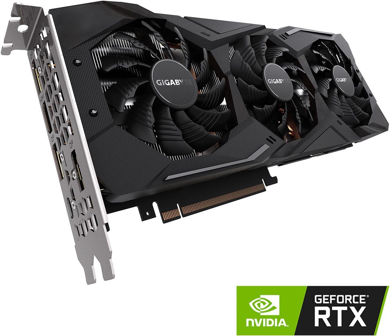 Main image of GIGABYTE GeForce RTX 2070 WINDFORCE 8G Graphics Card, 3 x WINDFORCE Fans, 8GB 256-Bit GDDR6, GV-N2070WF3-8GC Video Card
