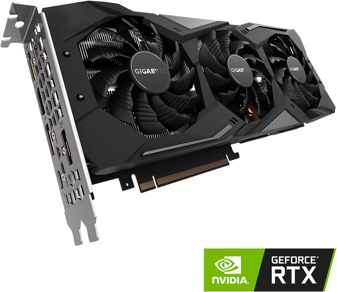 Main image of GIGABYTE GeForce RTX 2070 GAMING 8G Graphics Card, 3 x WINDFORCE Fans, 8GB 256-Bit GDDR6, GV-N2070GAMING-8GC Video Card