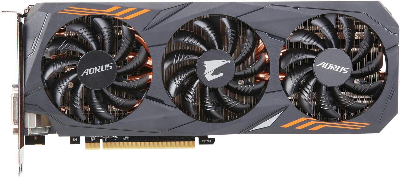 Alt view image 3 of 6 - GIGABYTE AORUS GeForce GTX 1070 Ti 8GB GDDR5 PCI Express 3.0 x16 SLI Support ATX Graphics Card GV-N107TAORUS-8GD