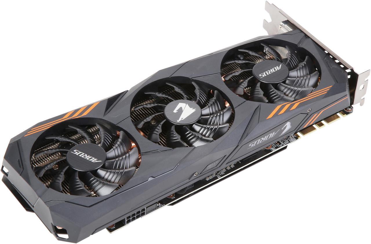 Alt view image 6 of 6 - GIGABYTE AORUS GeForce GTX 1070 Ti 8GB GDDR5 PCI Express 3.0 x16 SLI Support ATX Graphics Card GV-N107TAORUS-8GD