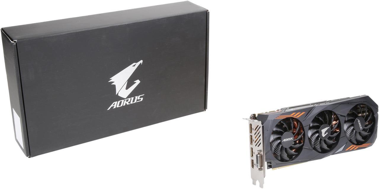 Alt view image 7 of 6 - GIGABYTE AORUS GeForce GTX 1070 Ti 8GB GDDR5 PCI Express 3.0 x16 SLI Support ATX Graphics Card GV-N107TAORUS-8GD
