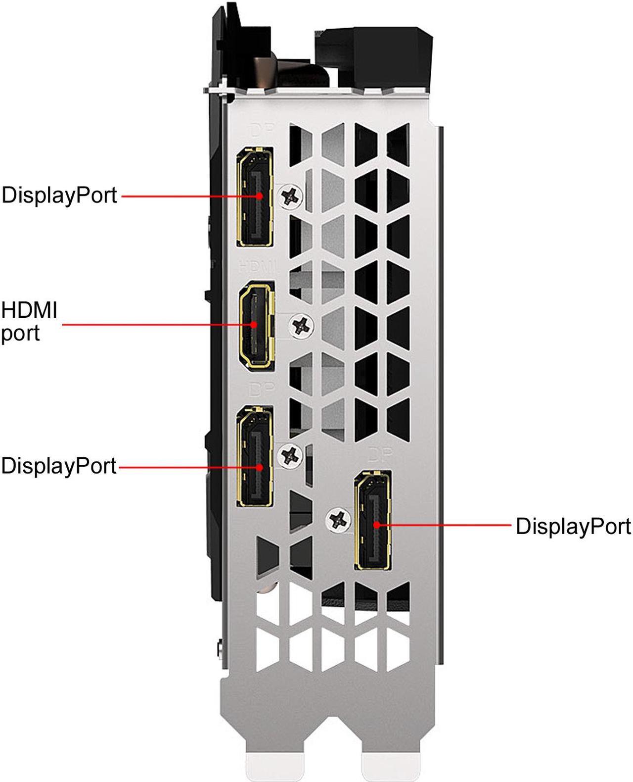Alt view image 8 of 9 - GIGABYTE Geforce RTX 2060 OC 6G Graphics Card, 2 x WINDFORCE Fans, 6GB 192-Bit GDDR6, GV-N2060OC-6GD Video Card