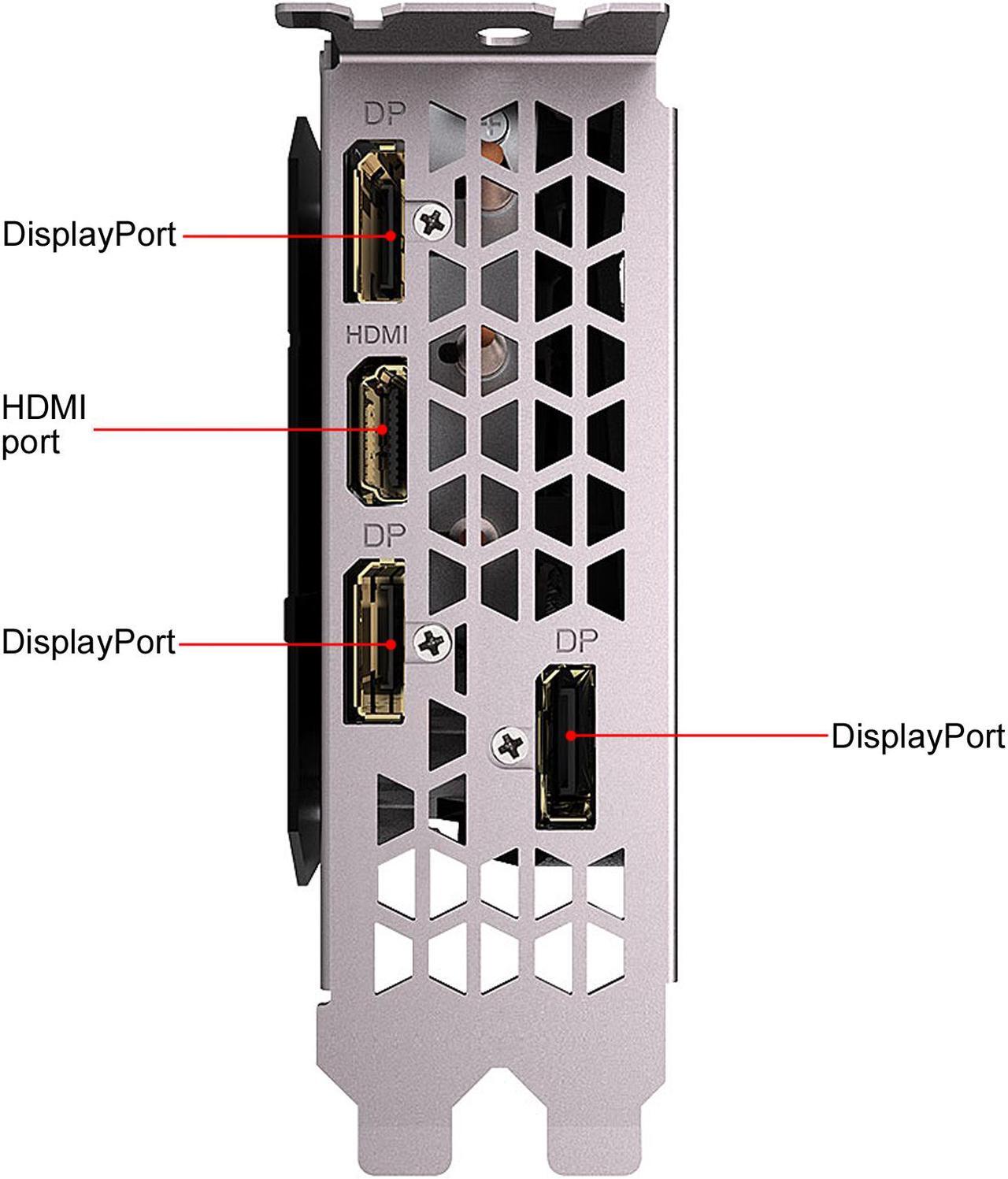 Alt view image 6 of 6 - GIGABYTE GeForce RTX 2060 GAMING OC PRO 6G Graphics Card, 3 x WINDFORCE Fans, 6GB 192-Bit GDDR6, GV-N2060GAMINGOC PRO-6GD Video Card