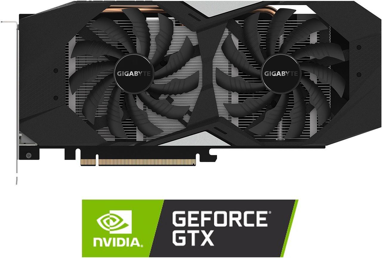 Main image of GIGABYTE GeForce GTX 1660 Ti WINDFORCE OC 6G Graphics Card, 2 x WINDFORCE Fans, 6GB 192-Bit GDDR6, GV-N166TWF2OC-6GD Video Card