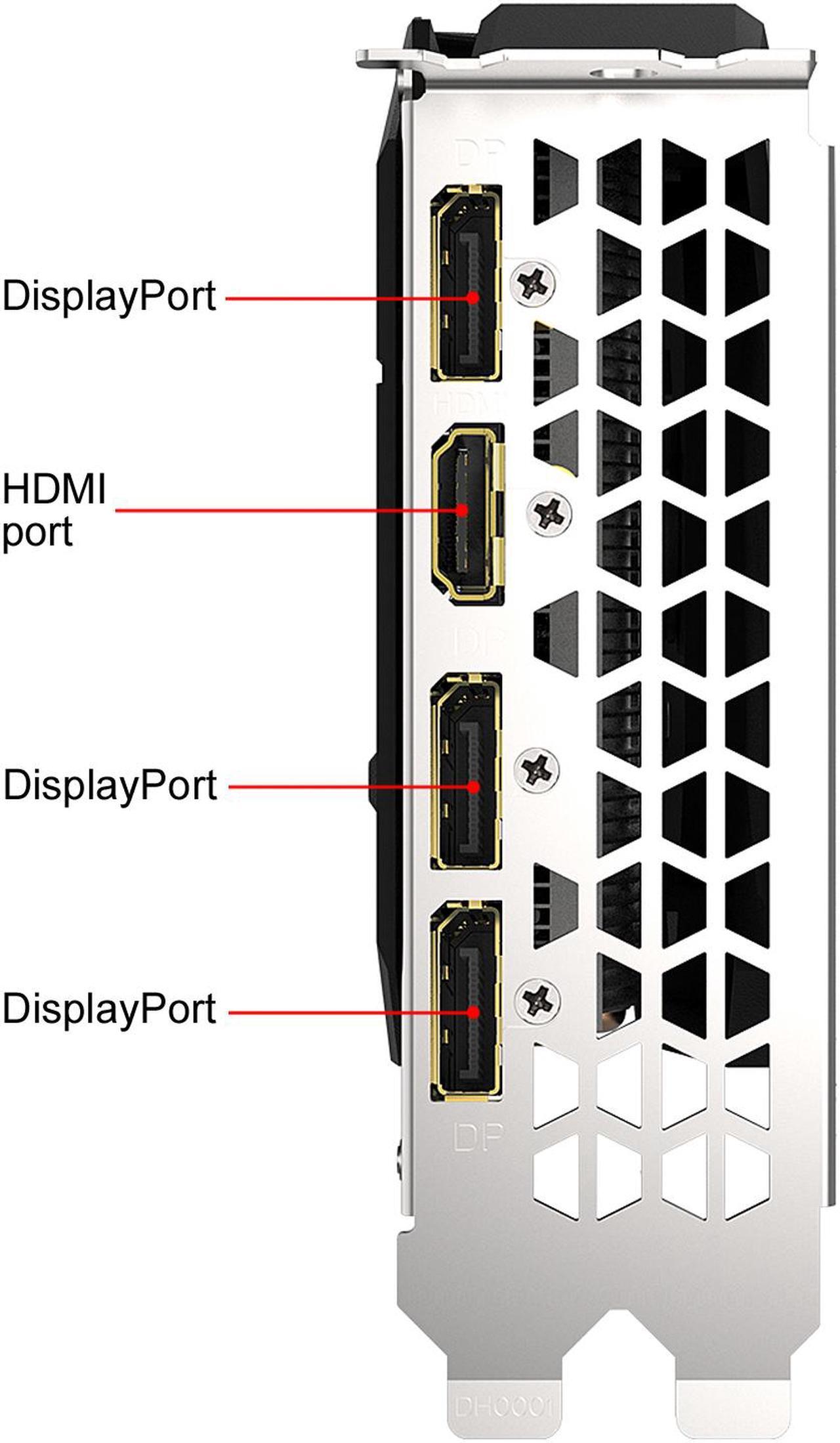 Alt view image 4 of 6 - GIGABYTE GeForce GTX 1660 Ti WINDFORCE OC 6G Graphics Card, 2 x WINDFORCE Fans, 6GB 192-Bit GDDR6, GV-N166TWF2OC-6GD Video Card