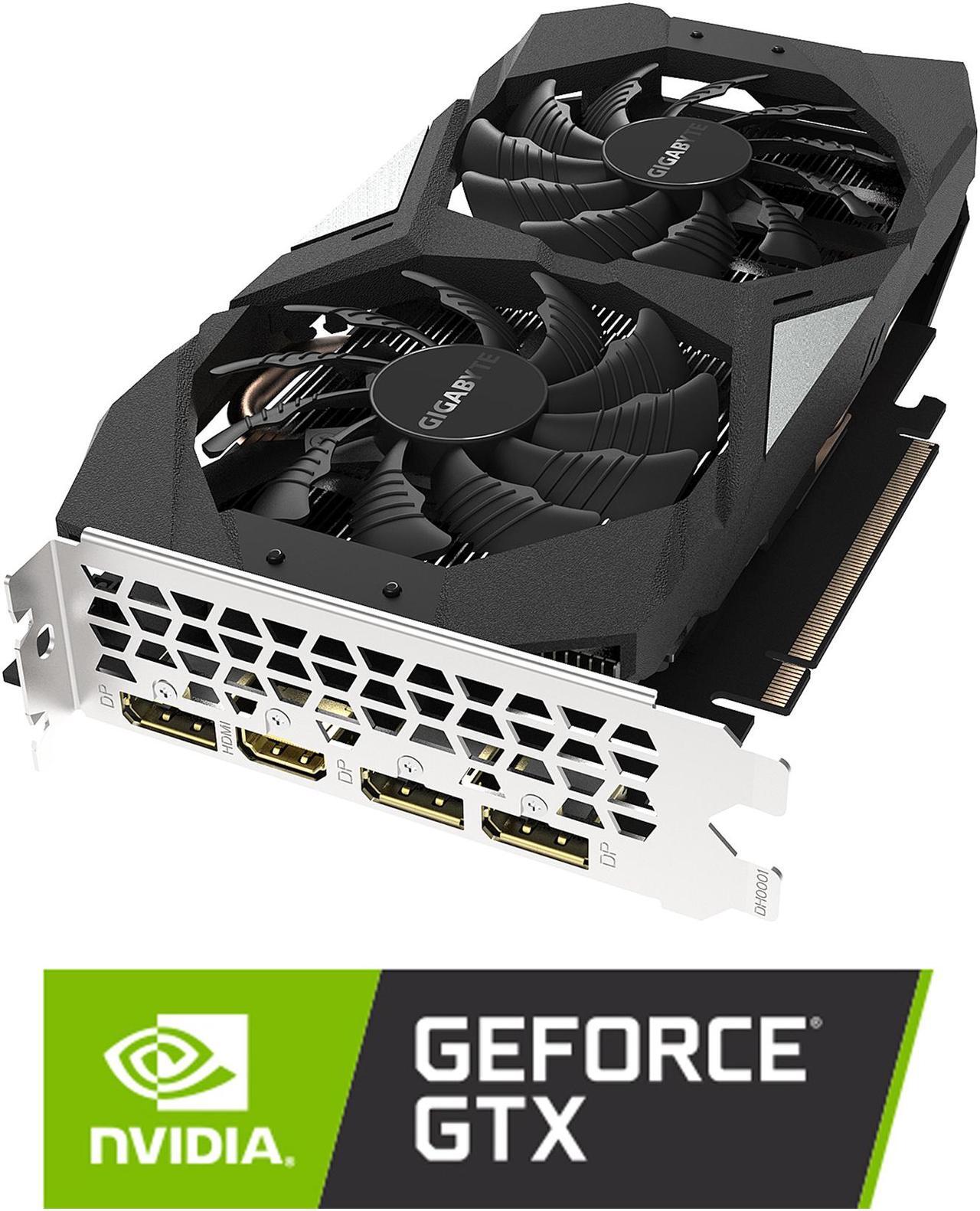 Main image of GIGABYTE GeForce GTX 1660 Ti OC 6G Graphics Card, 2 x WINDFORCE Fans, 6GB 192-Bit GDDR6, GV-N166TOC-6GD Video Card