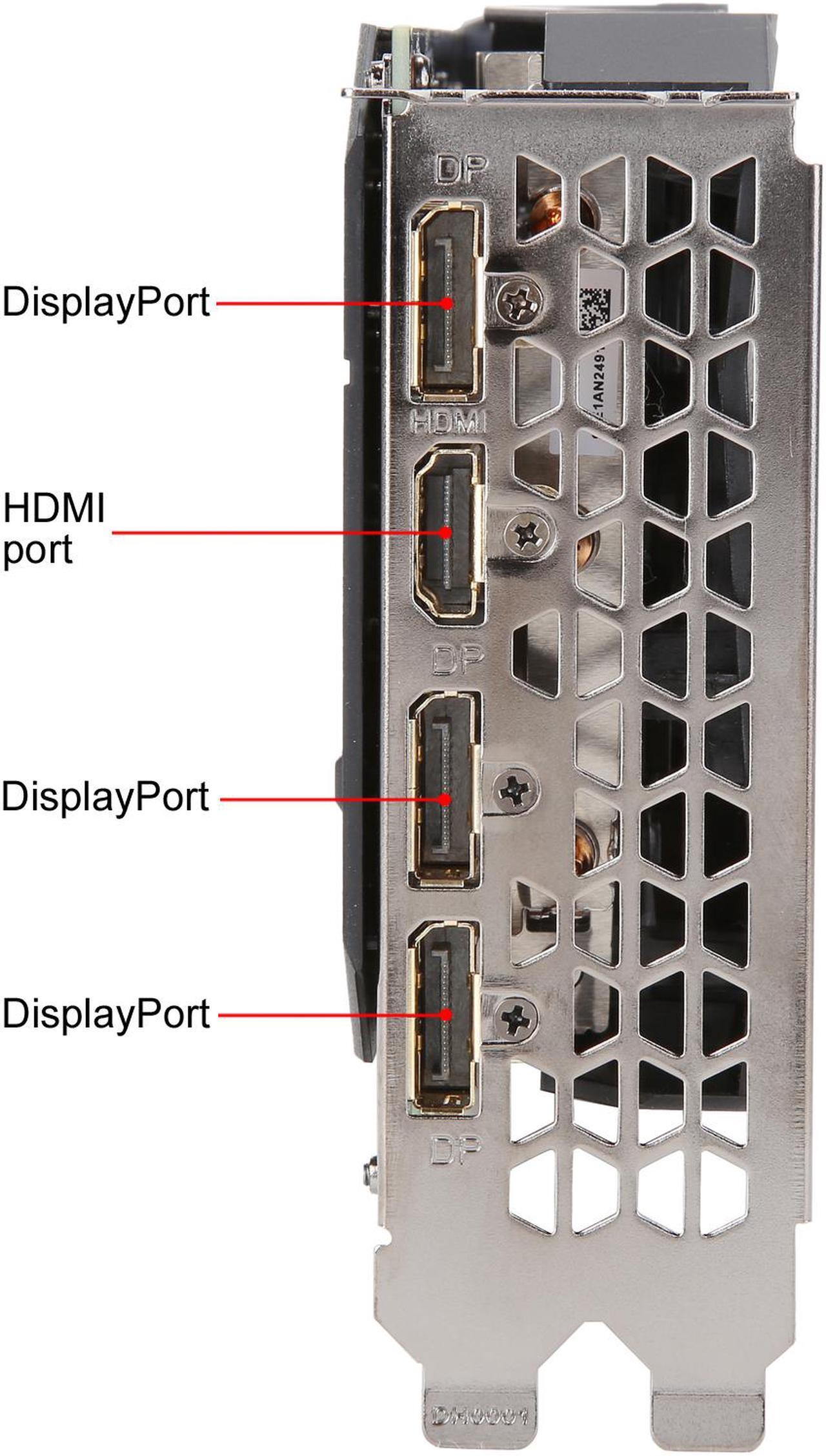 Alt view image 4 of 6 - GIGABYTE GeForce GTX 1660 GAMING OC 6G Graphics Card, 3 x WINDFORCE Fans, 6GB 192-Bit GDDR5, GV-N1660GAMING OC-6GD Video Card