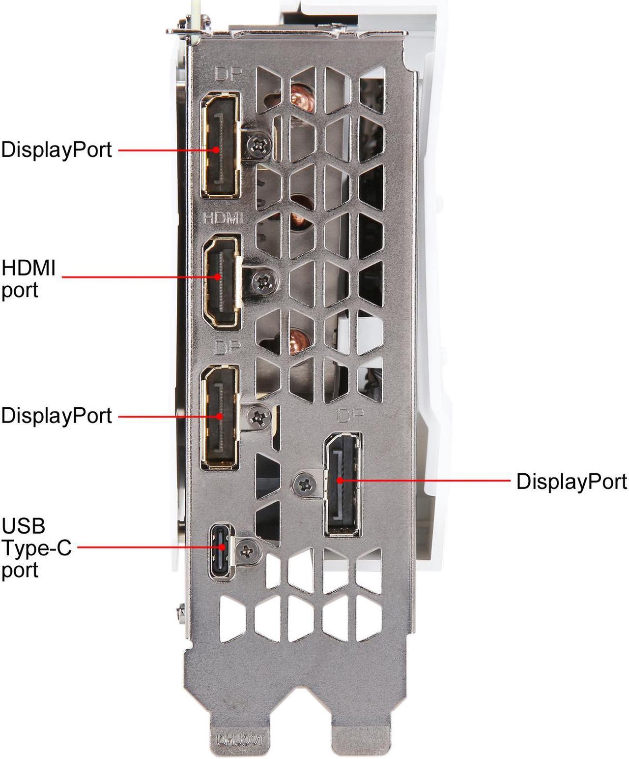 Alt view image 4 of 6 - GIGABYTE GeForce RTX 2080 8GB GDDR6 PCI Express 3.0 x16 SLI Support ATX Graphics Card GV-N2080GAMINGOC WHITE-8GD