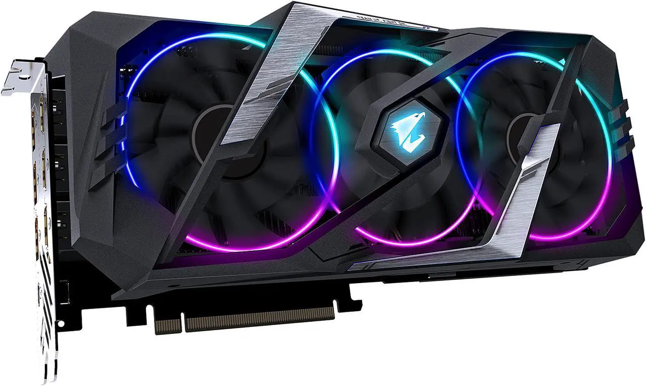 Main image of GIGABYTE AORUS GeForce RTX 2080 Super 8G Graphics Card, WINDFORCE Stack, 8GB 256-Bit GDDR6, GV-N208SAORUS-8GC Video Card