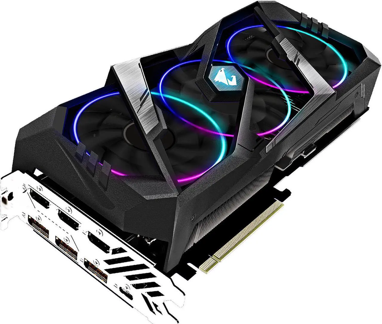 Alt view image 5 of 10 - GIGABYTE AORUS GeForce RTX 2080 Super 8G Graphics Card, WINDFORCE Stack, 8GB 256-Bit GDDR6, GV-N208SAORUS-8GC Video Card