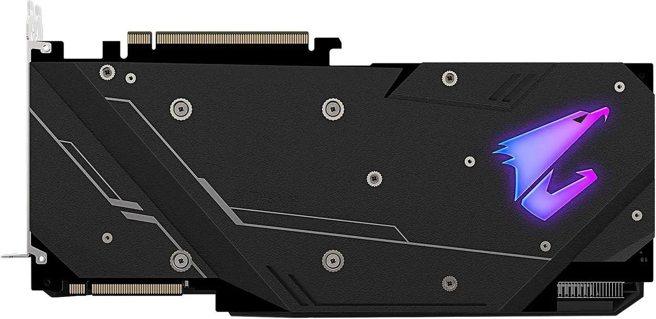 Alt view image 9 of 10 - GIGABYTE AORUS GeForce RTX 2080 Super 8G Graphics Card, WINDFORCE Stack, 8GB 256-Bit GDDR6, GV-N208SAORUS-8GC Video Card
