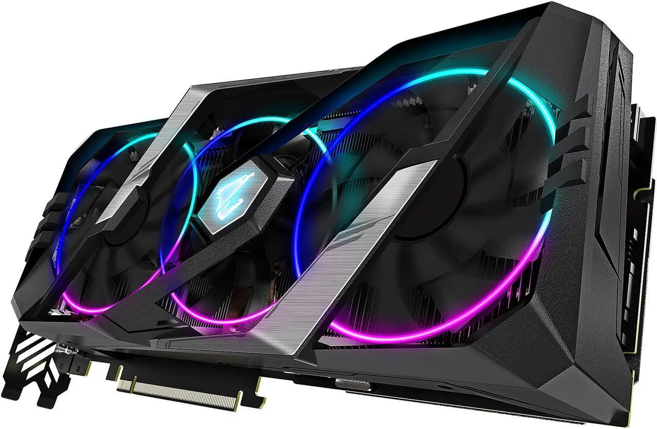 Alt view image 4 of 10 - GIGABYTE AORUS GeForce RTX 2080 Super 8G Graphics Card, WINDFORCE Stack, 8GB 256-Bit GDDR6, GV-N208SAORUS-8GC Video Card