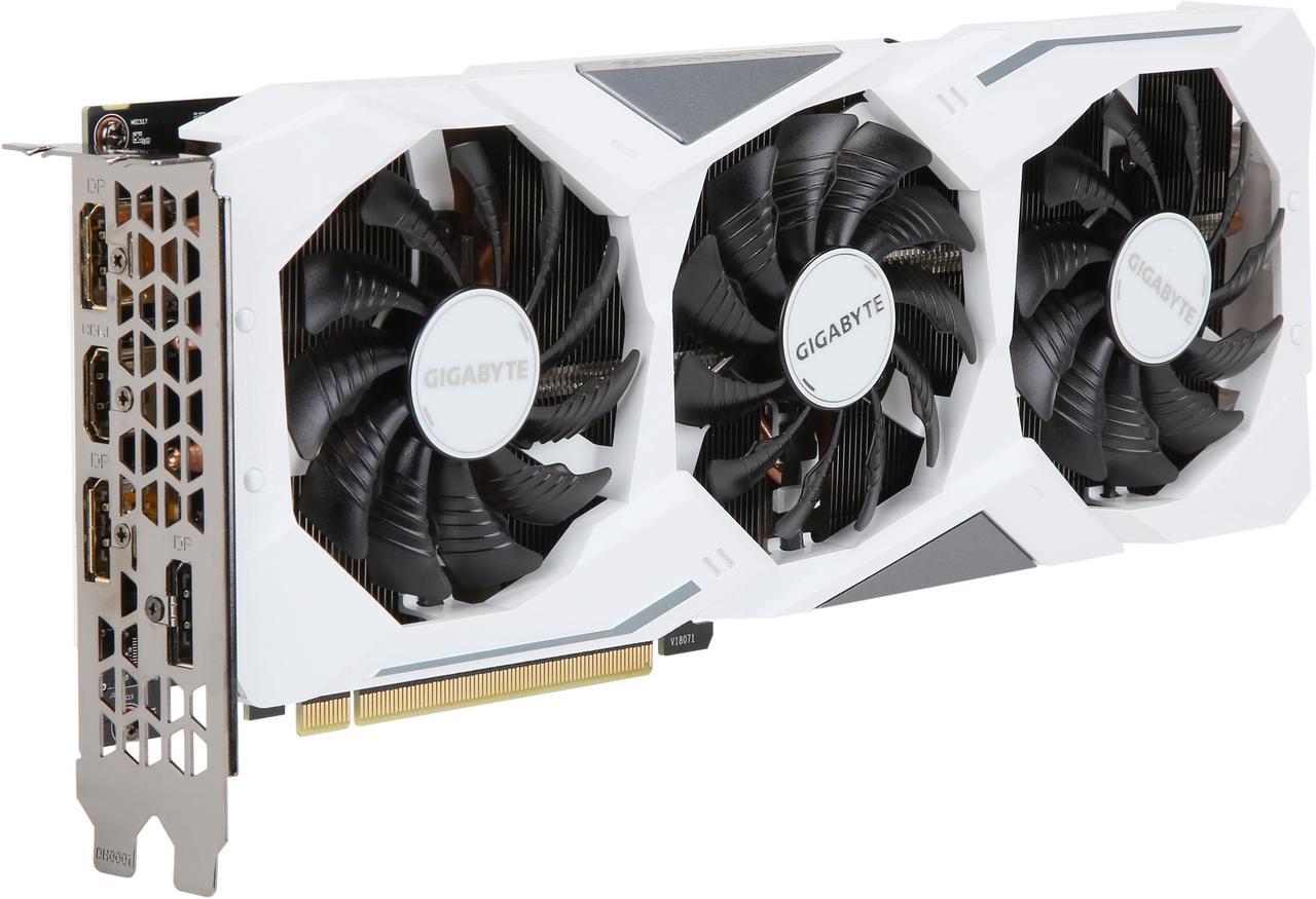 GIGABYTE GeForce RTX 2060 SUPER 8GB GDDR6 PCI Express 3.0 x16 ATX Video Card GV-N206SGAMINGOC WHITE-8GD