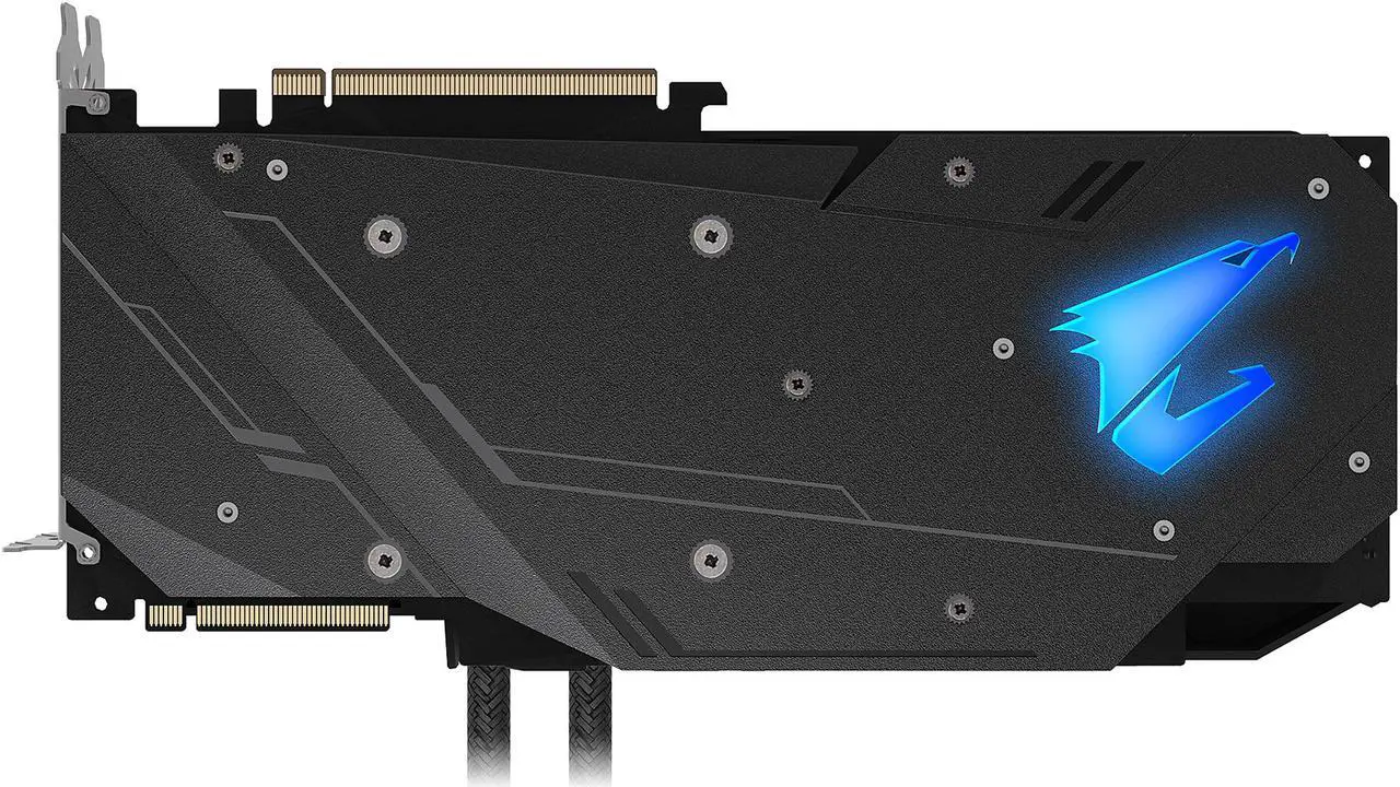 Alt view image 10 of 10 - GIGABYTE AORUS GeForce RTX 2080 SUPER 8GB GDDR6 PCI Express 3.0 x16 SLI Support ATX Graphics Card GV-N208SAORUS W-8GC